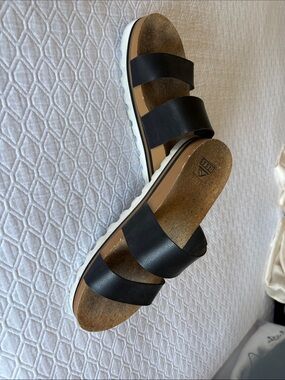 Reef Vista Black Cork Slide